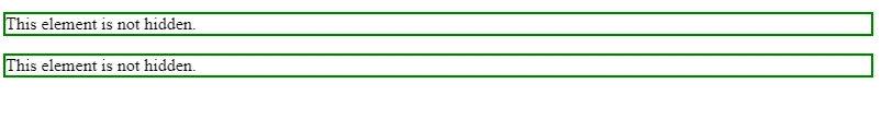 css display none