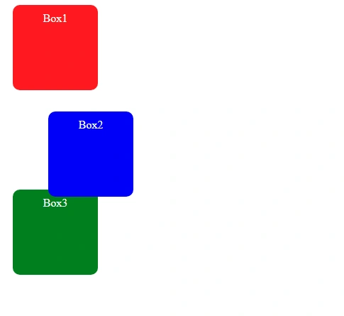 CSS position relative