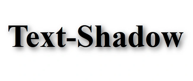 CSS text-shadow