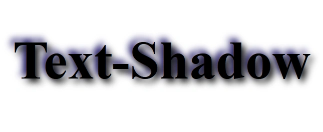 CSS text-shadow