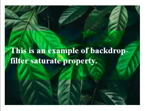CSS backdrop-filter