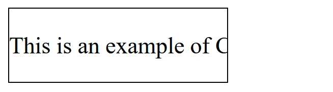 CSS text-overlow