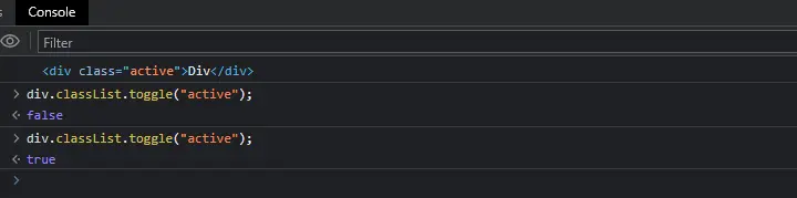JavaScript DOM - classList.toggle